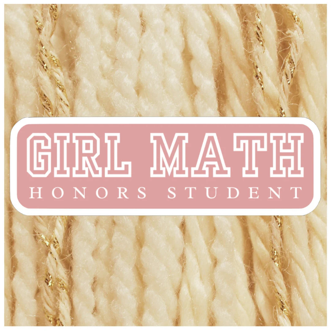 Girl Math Honors Student