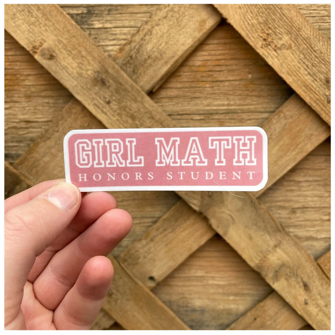 Girl Math Honors Student