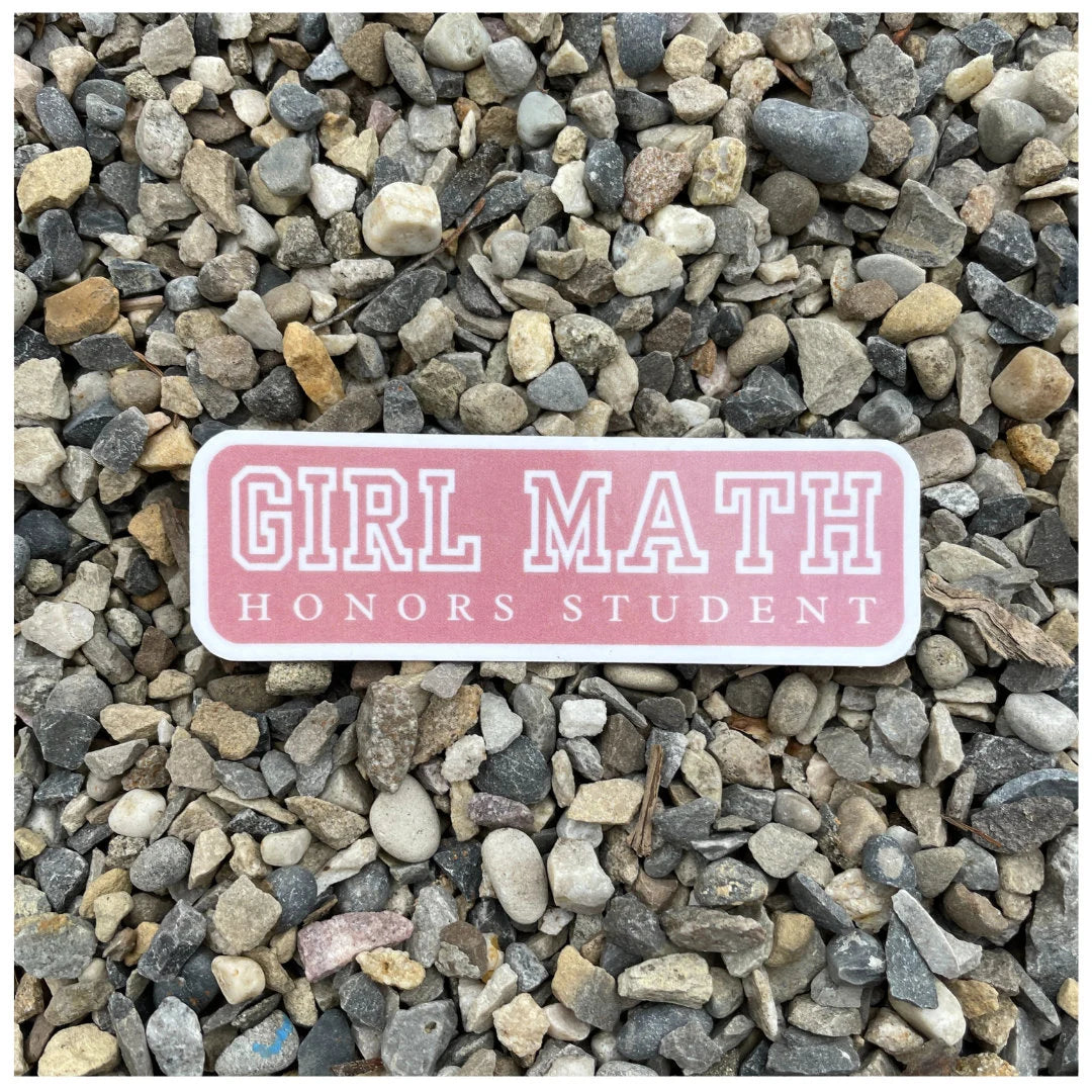 Girl Math Honors Student