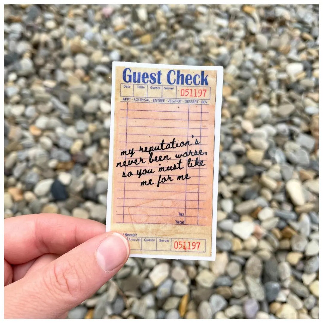 Delicate Guest Check